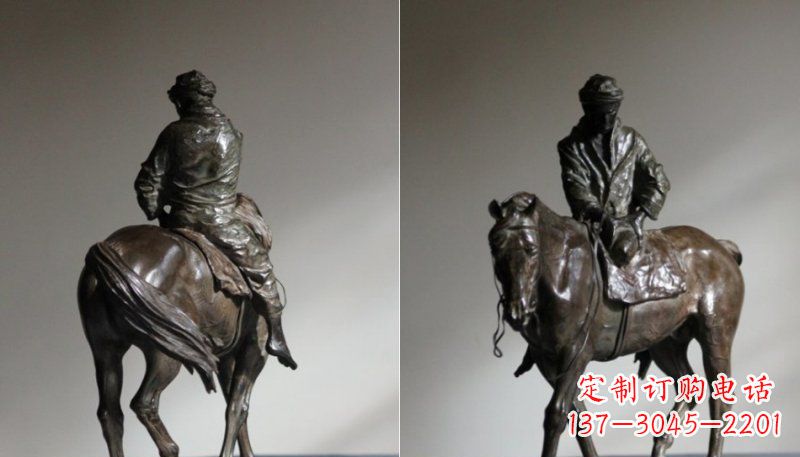 广西产品名称骑马铜雕