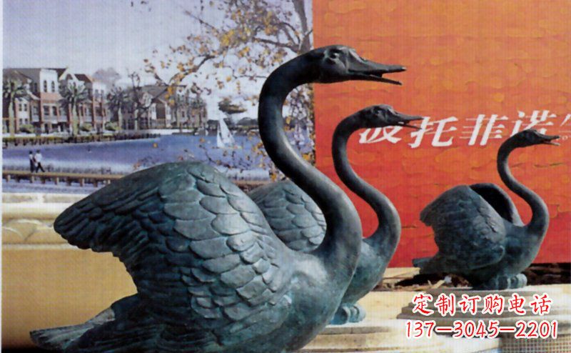 广西优质青铜天鹅雕塑