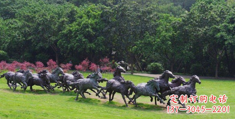广西中领雕塑精美细腻的动物铜雕