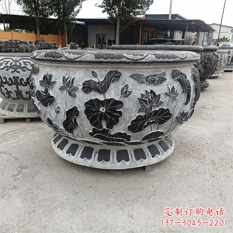 广西精美石雕水缸——雕刻您的艺术一生