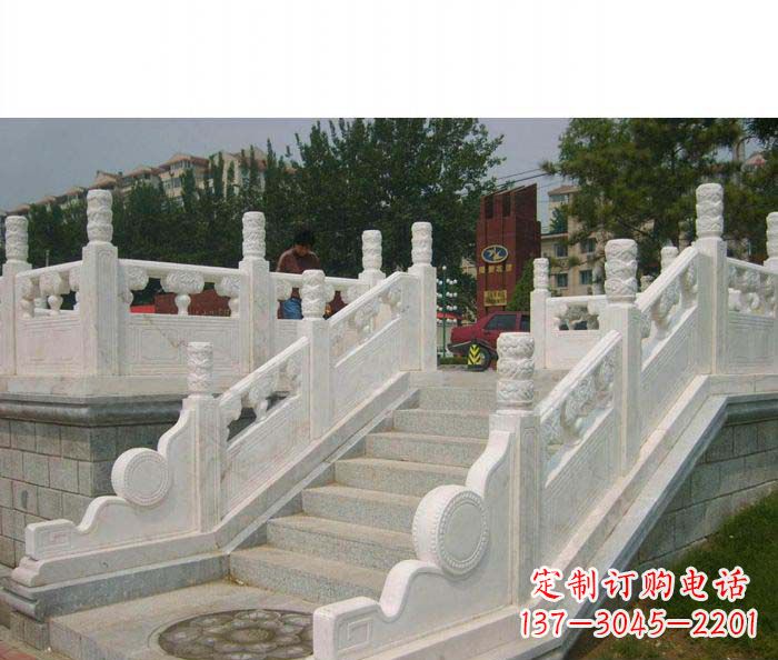 广西精美大理石栏板雕塑