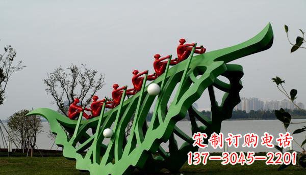 广西不锈钢树叶雕塑