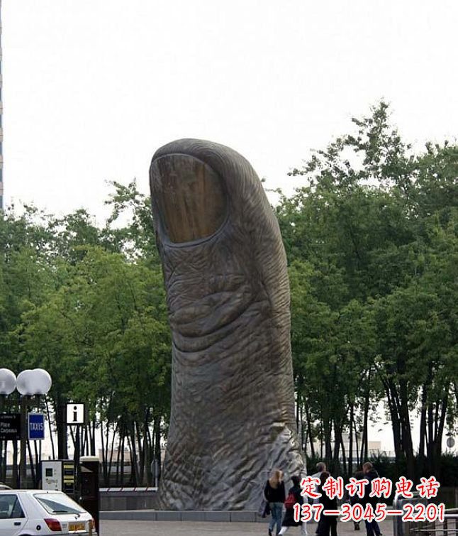 广西中领雕塑大拇指铜雕竖立景观