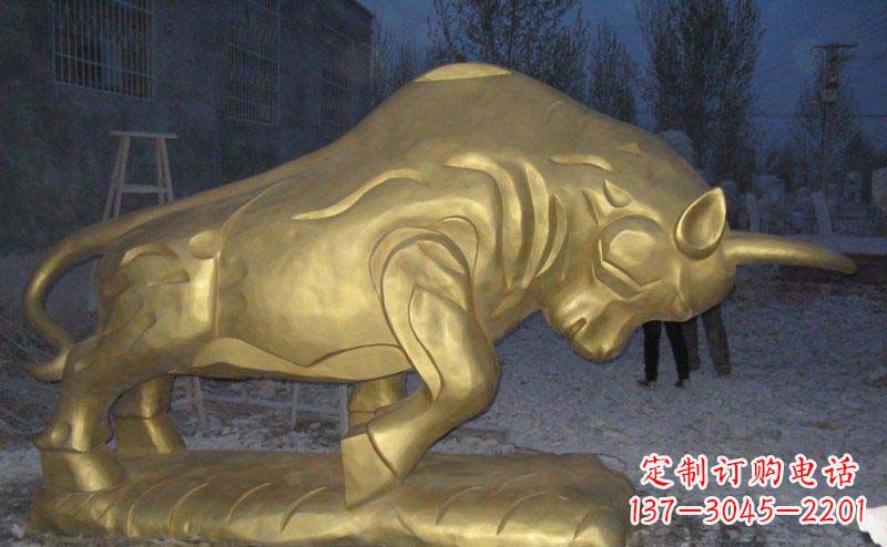 广西拓荒牛铜雕—瑰丽壮观的动物雕塑