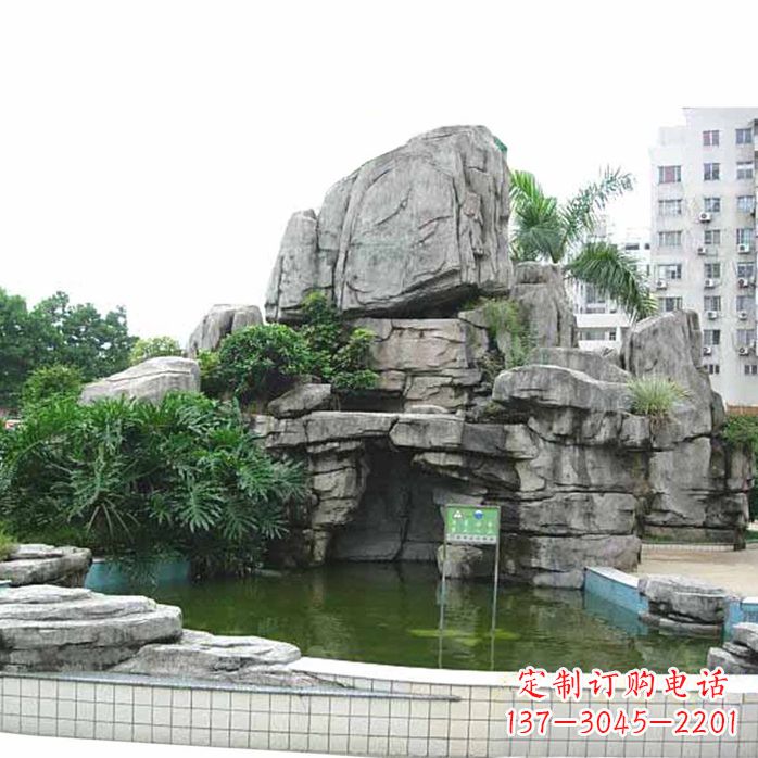 广西精美假山雕塑