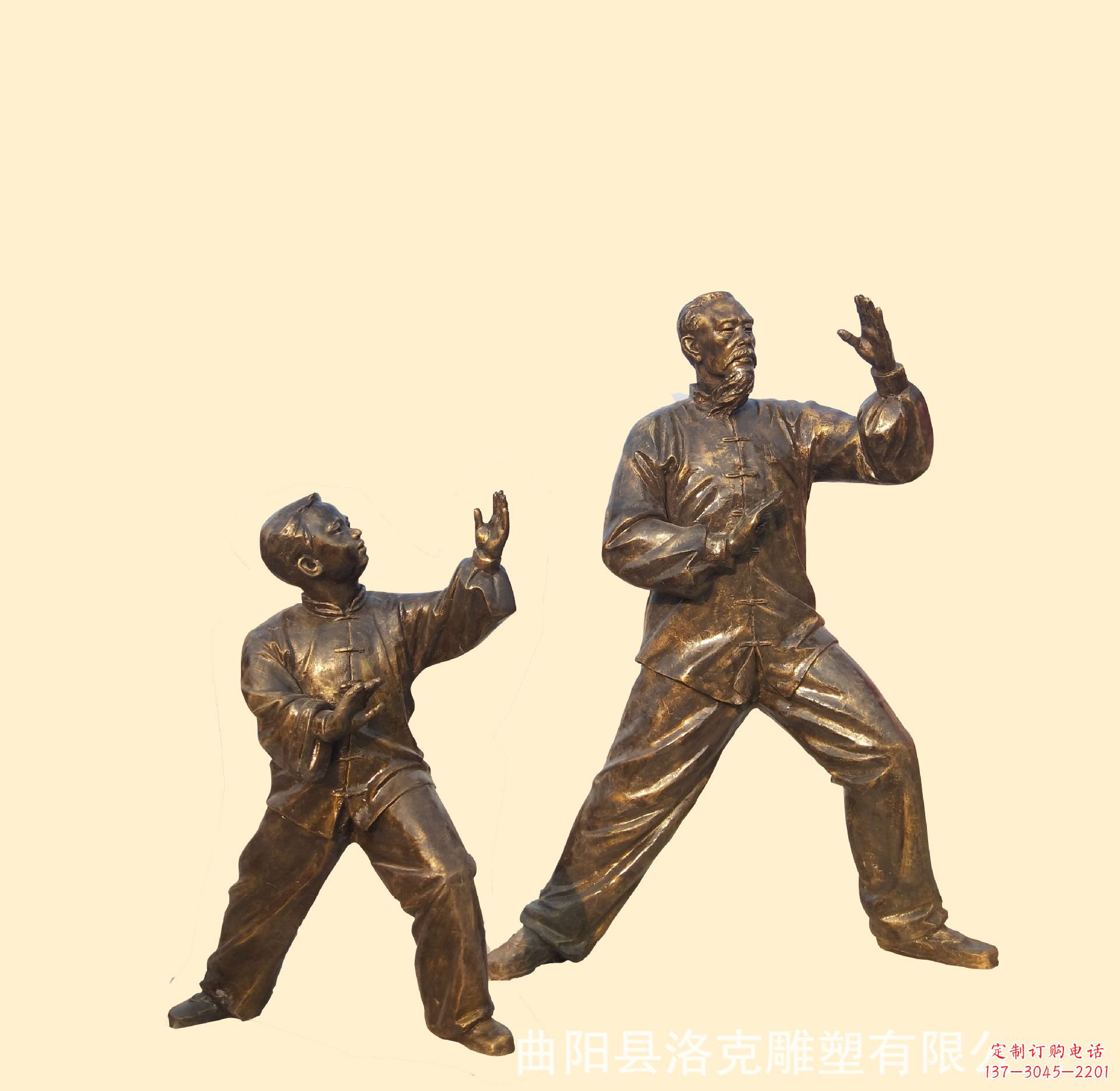 广西产品名称传统文化太极拳铜雕