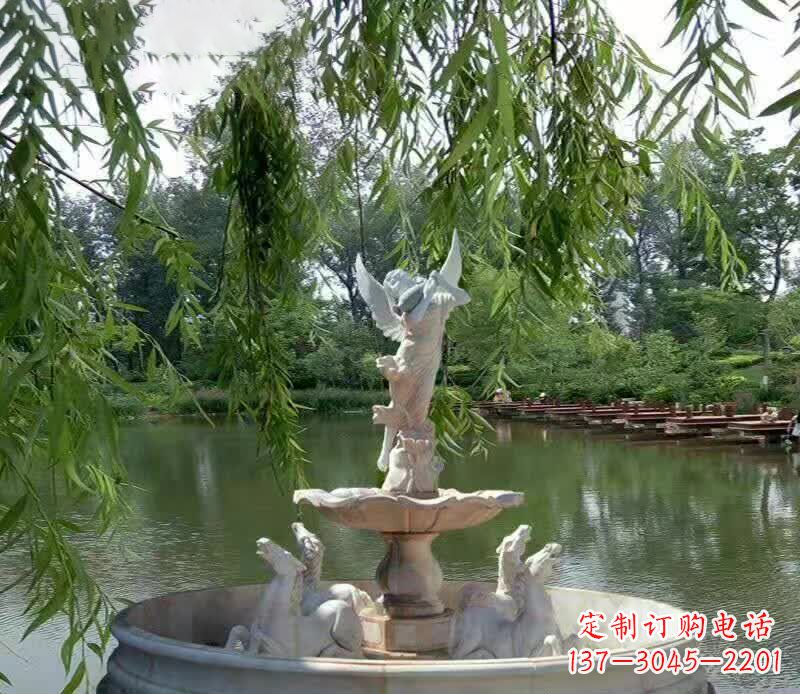 广西公园天使景观石雕