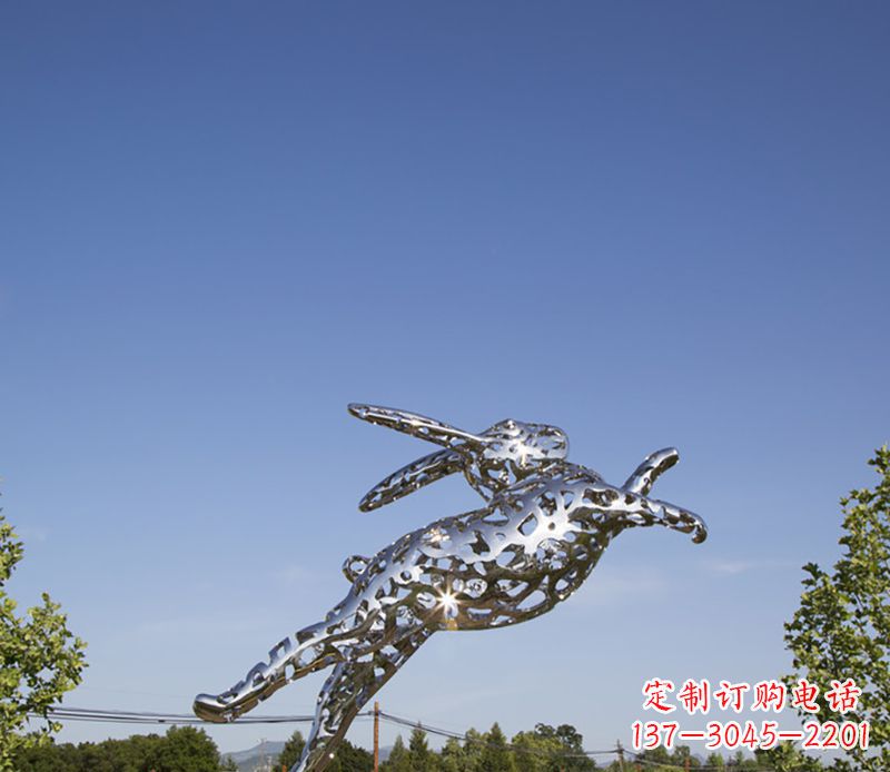 广西不锈钢兔子雕塑