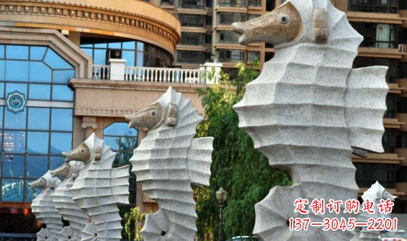 广西艺术级小区喷水马雕塑