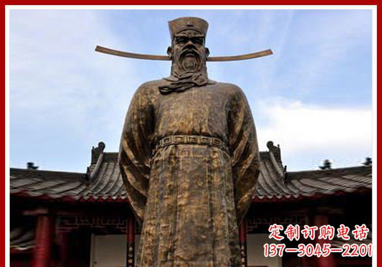 广西古代历史人物包拯官员铜雕