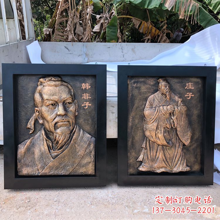 广西中领雕塑专业的古代历史名人头像雕塑定制