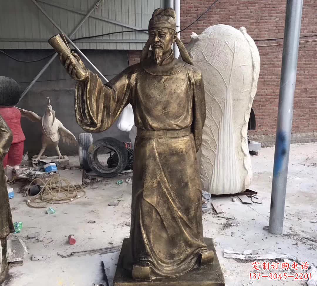 广西龙韵铜雕——歌颂古代大文豪李白