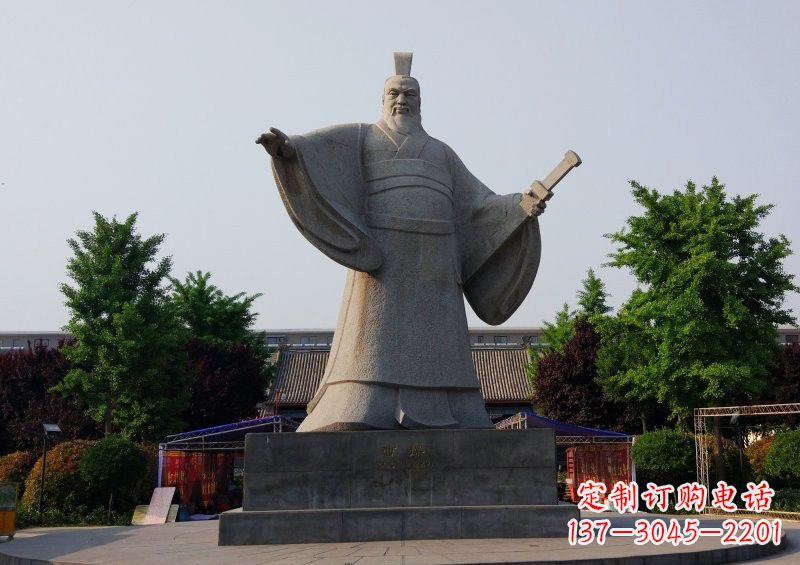 广西超越时空的名人雕塑