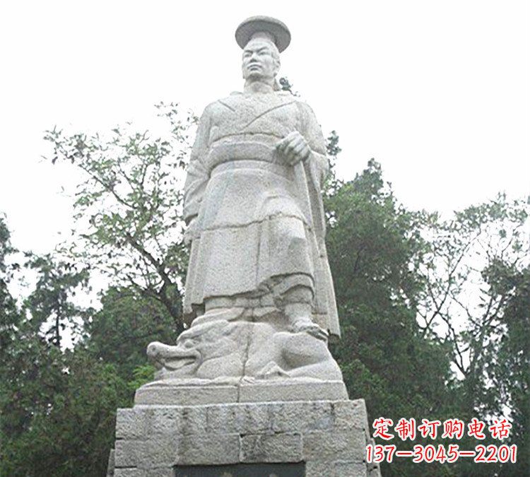 广西古代名人大禹石雕