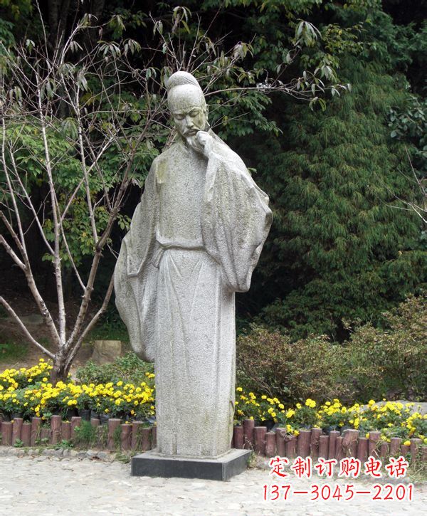 广西经典传承--李白石雕