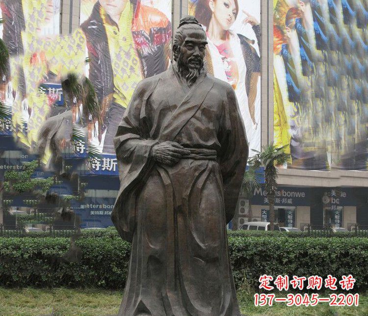 广西传承历史,激发灵感——李时珍铜雕