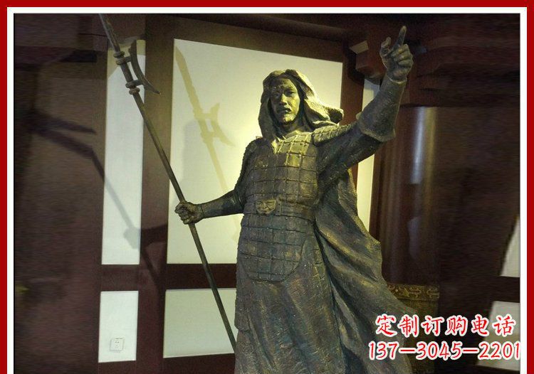 广西传神的古代名人雕塑