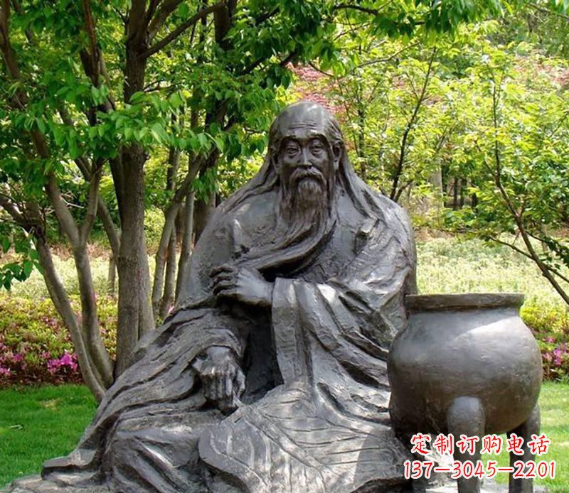 广西中领雕塑精美名人铜雕塑