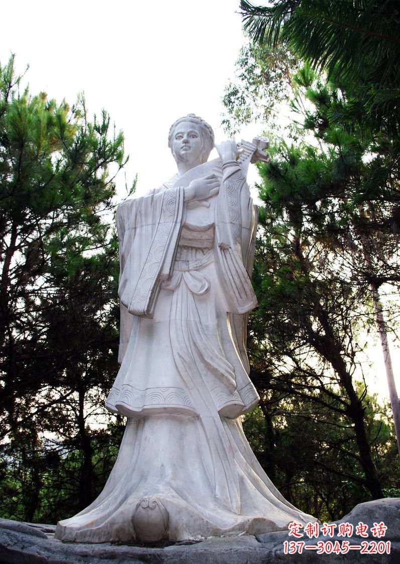 广西传承古代高贵,纪念王昭君石雕