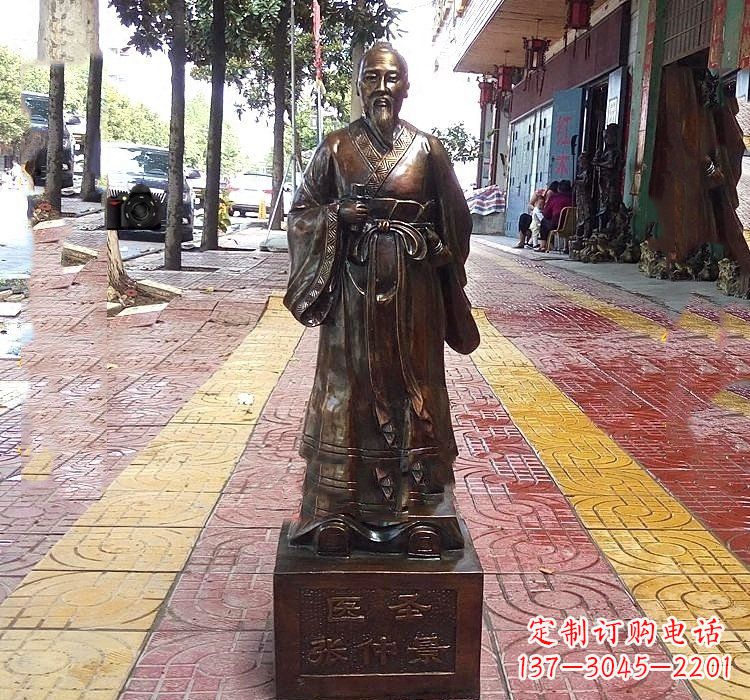 广西张仲景全新铜雕系列