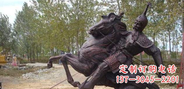 广西复古骑士马雕塑