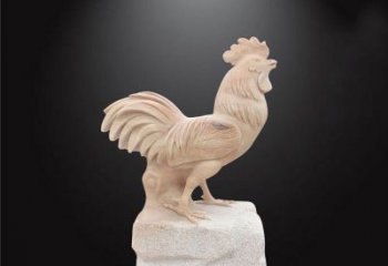 广西公园动物公鸡石雕