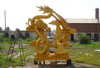 广西产品名称“象征吉祥，唤醒美好——中领雕塑铜雕龙凤呈祥”