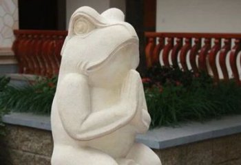 广西中领雕塑精美绝伦的青蛙石雕