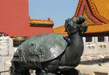 广西精美铜雕龙龟，给你公园独特色彩