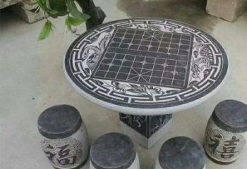 广西公园景观石桌凳雕塑