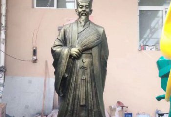 广西中领雕塑经典传承，诸葛亮铜雕！