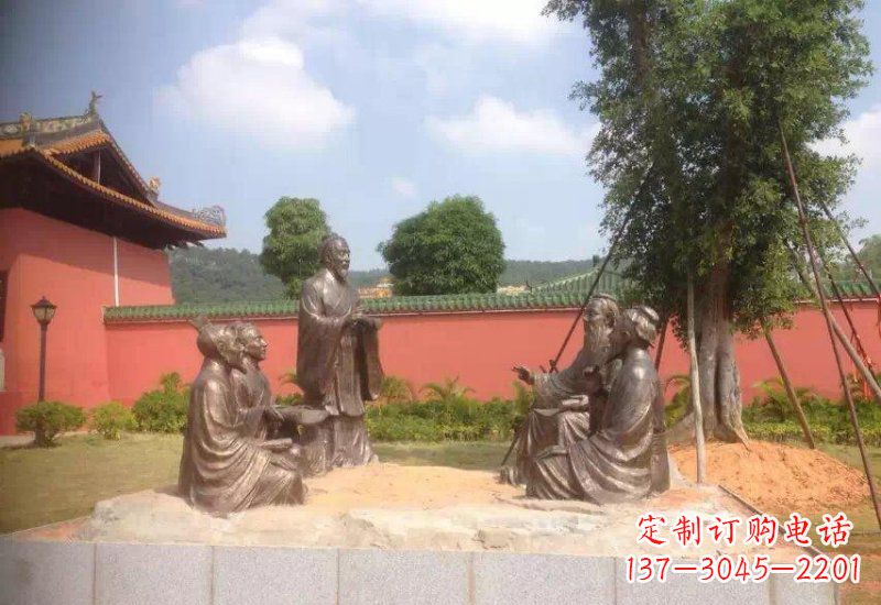 广西经典经典,传承孔子之魅力——孔子铜雕