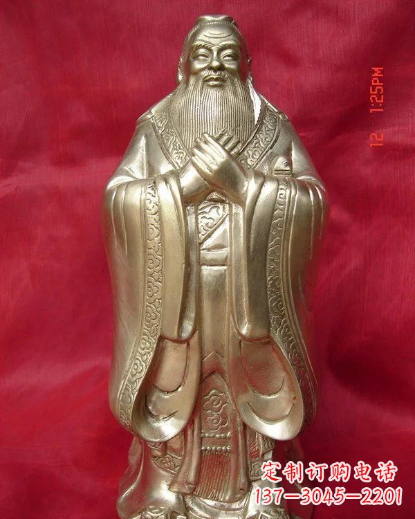 广西孔子雕塑:品质传承文明精神