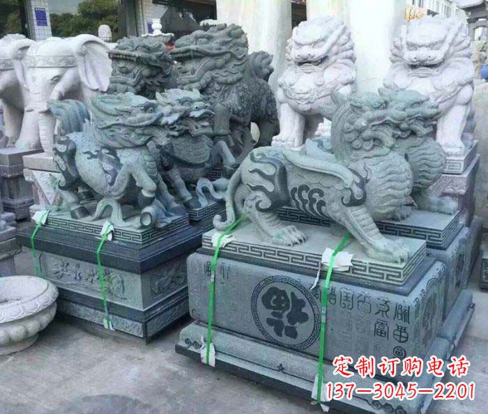 广西古代神兽仿古貔貅石雕