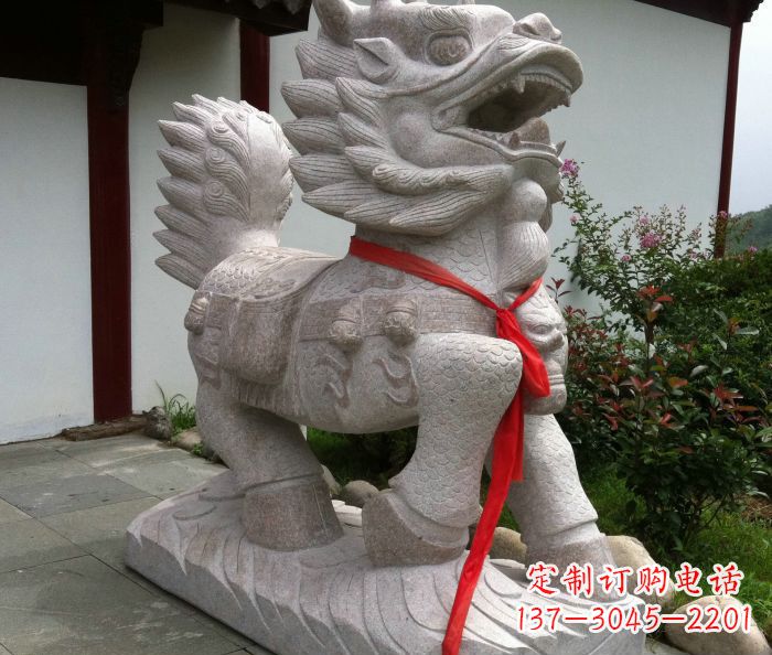 广西古典神麒麟石雕,令人叹为观止的精美艺术
