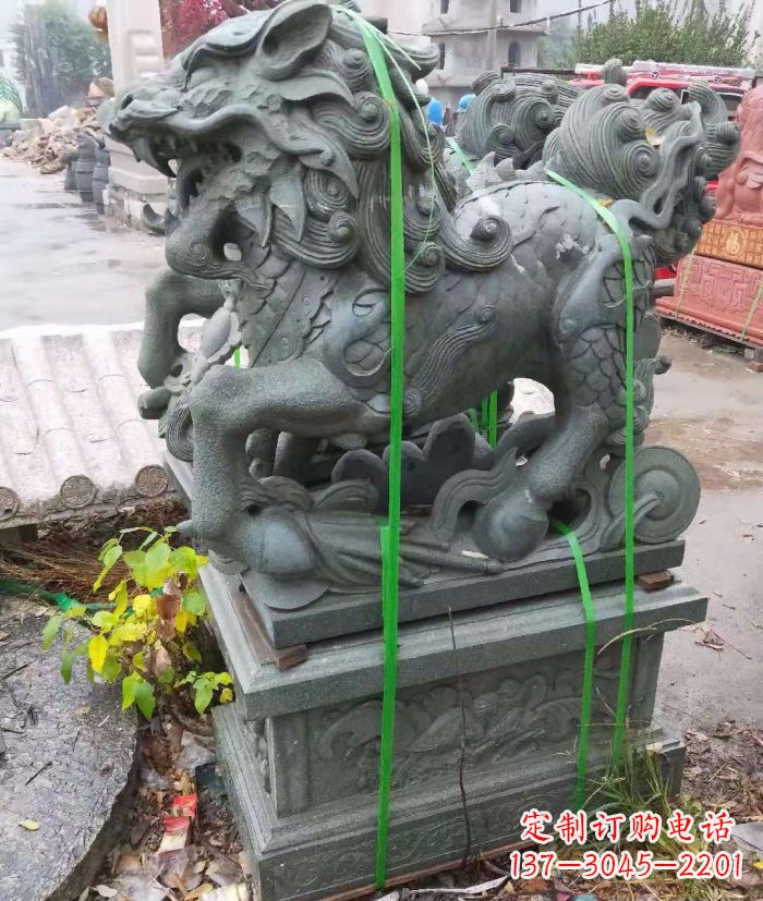 广西麒麟之美——灵动古典古朴的古代神兽石雕