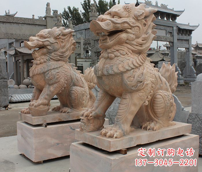 广西尊贵的古典麒麟雕塑