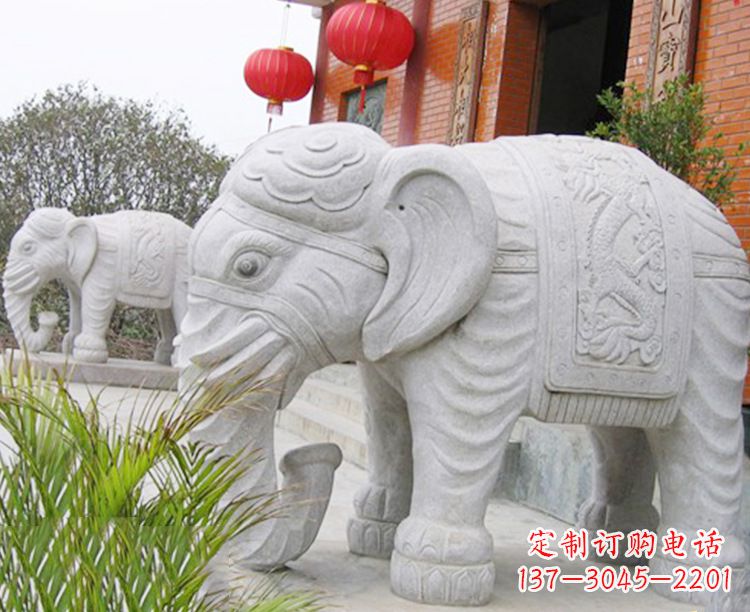 广西古代石雕大象