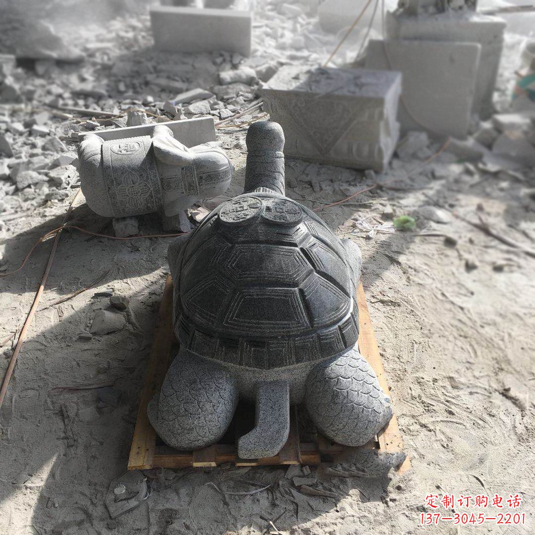广西精致定制:古代石雕乌龟