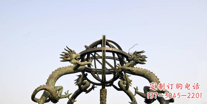 广西传承中国古代文化,浑天仪铜雕——让精致的往事重现
