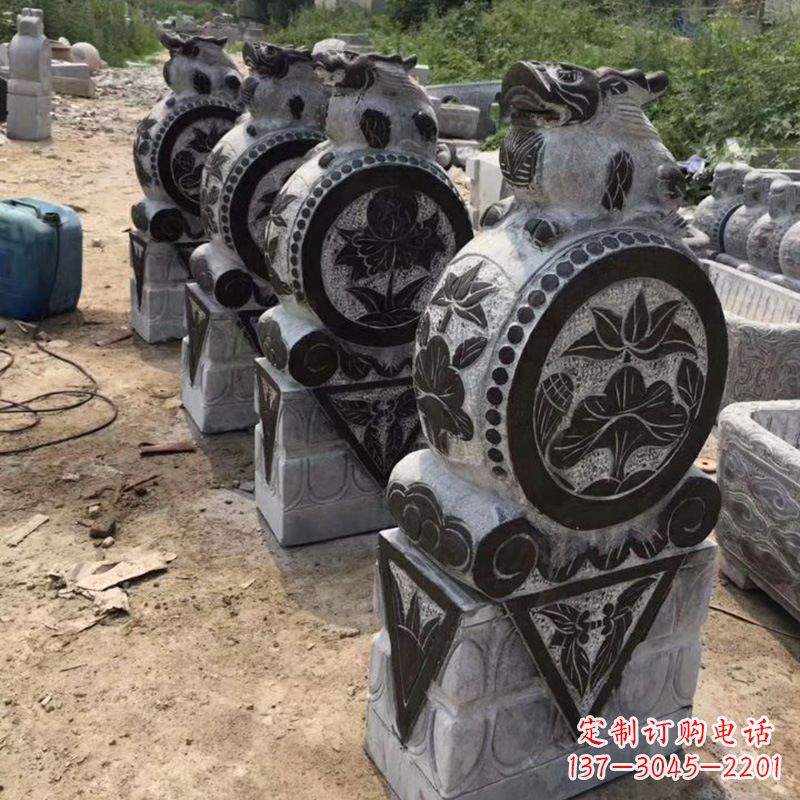 广西定制古典门墩雕塑,展现古典文化精髓