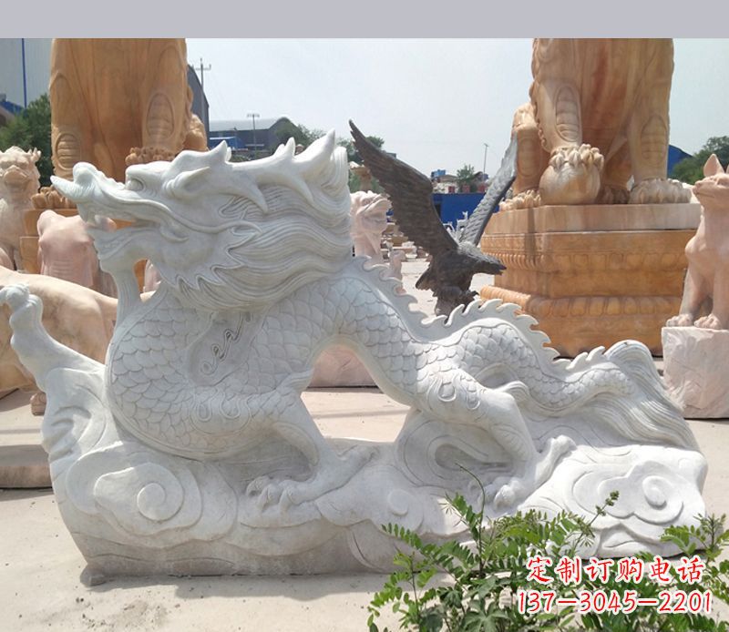 广西古代镇宅动物龙石雕