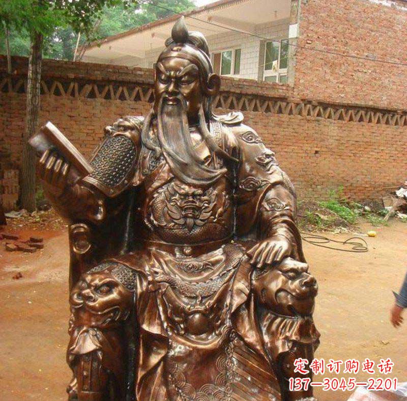 广西天下英雄,关公雕塑