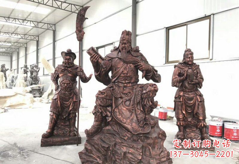 广西雕刻关公,传承历史文化