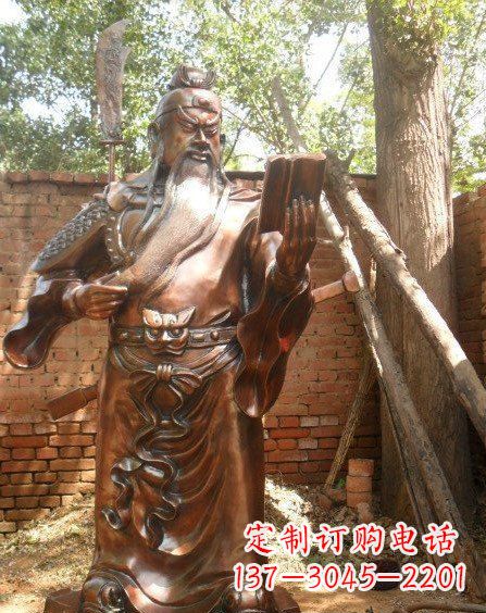 广西全新关公铜雕,让你的收藏更个性!