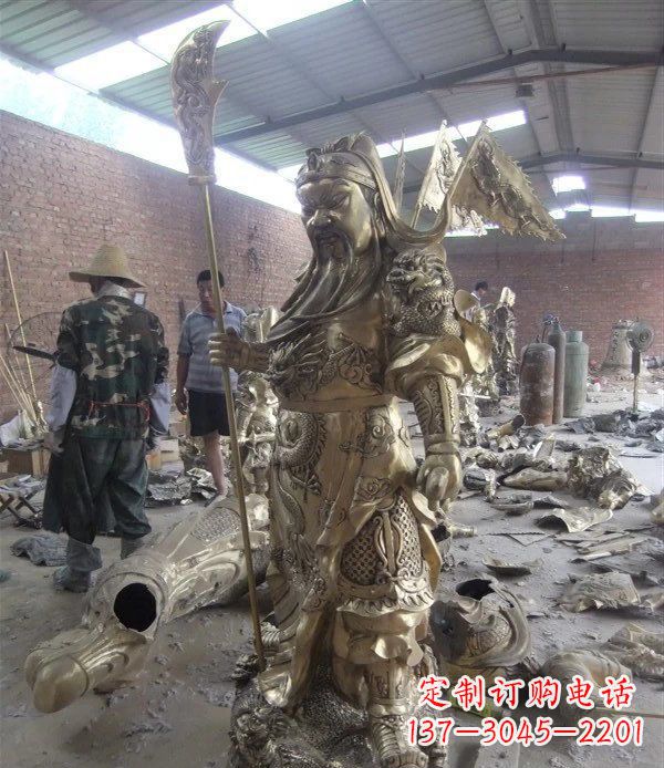 广西关公铜雕:传承中国传统文化