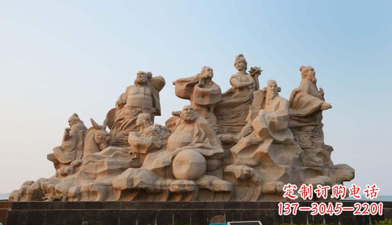 广西专业定制八仙过海雕塑