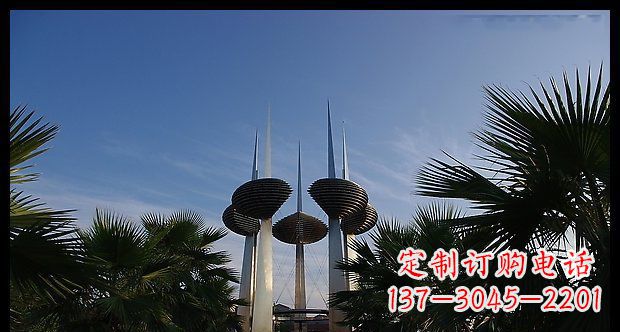 广西不锈钢避雷针抽象雕塑
