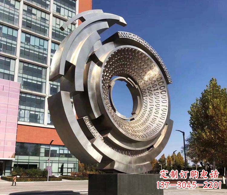 广西不锈钢工业齿轮雕塑