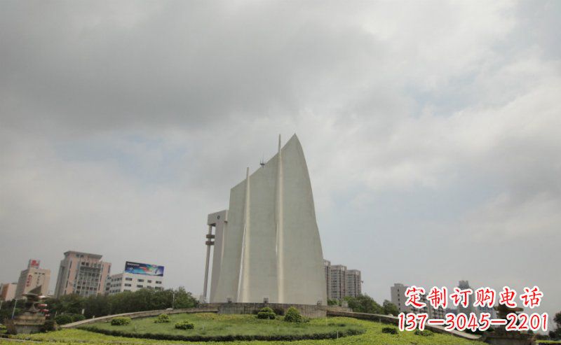 广西中领雕塑:让你的空间更英伦风——不锈钢抽象船帆雕塑